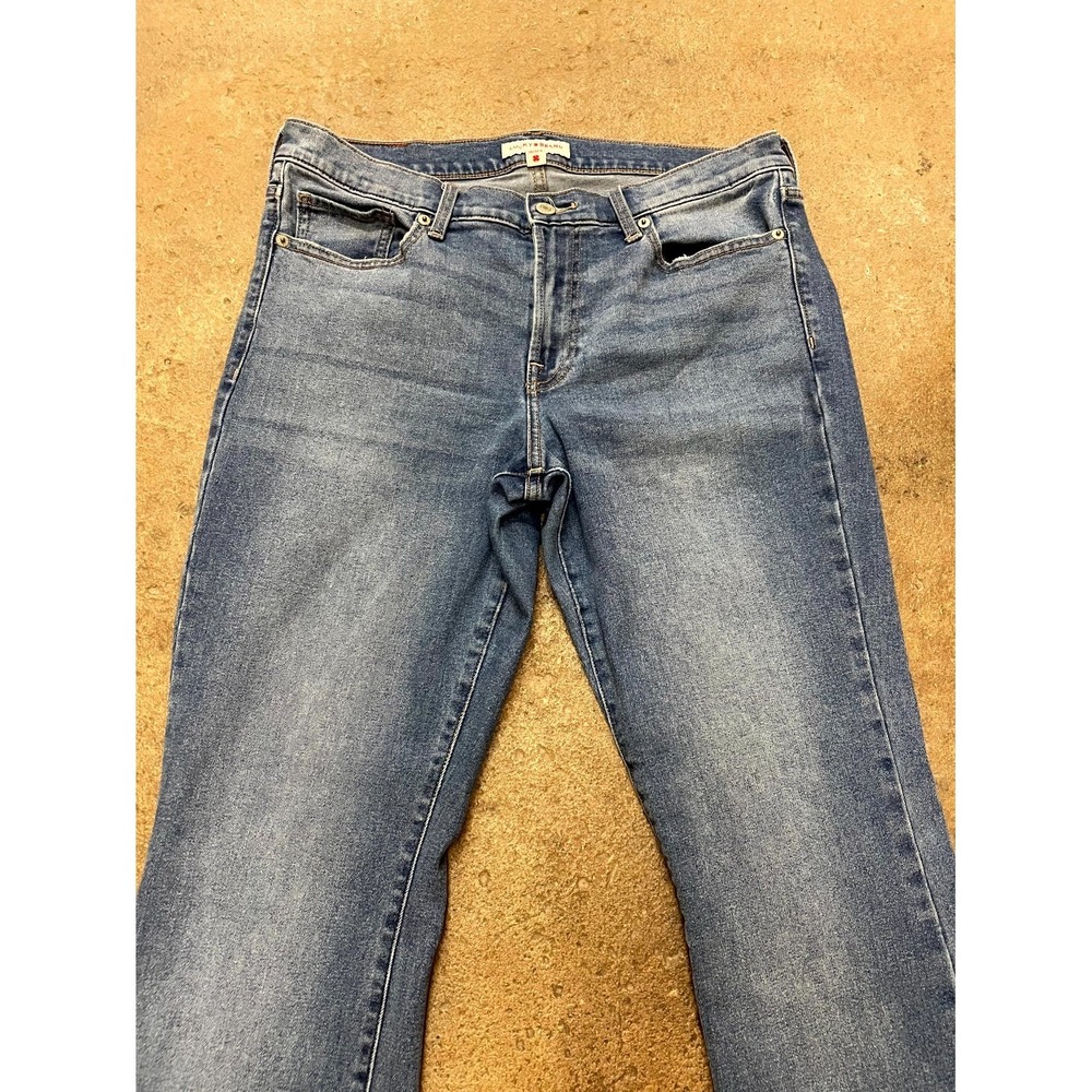 Lucky Brand Sweet Bootcut Jeans Womens 14/32 Blue Denim Cotton Stretch Mid Rise - Picture 4 of 16